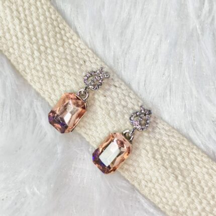 Peach radiance drop Earrings